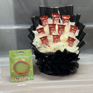 Kitkat Bouquet With Friendship Band