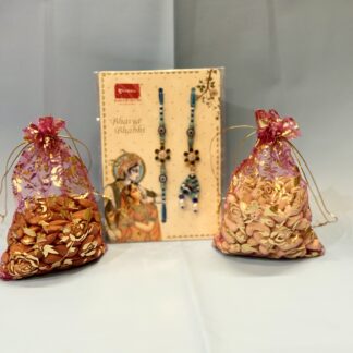 Bhaiya Bhabhi Rakhi With Dryfruits Potli