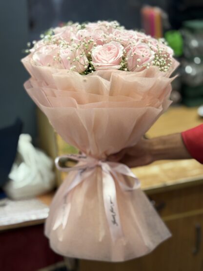 Sweet Pink Roses Charm-By PGA