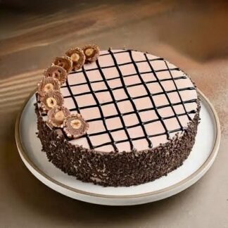 Ferrero Topping Chocolate Cake-Half Kg