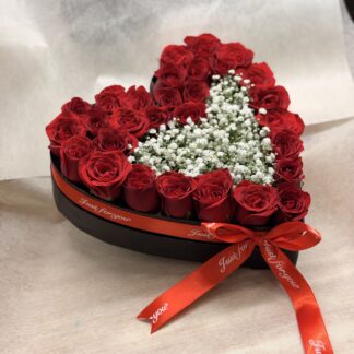 Pure Hearty Red Rose Box-By PGA