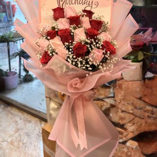 Happy Birthday Roses Bouquet-ByPGA