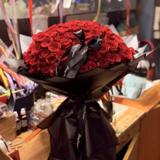 Premium 100 Red Roses Bouquet-By PGA