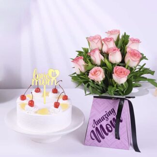 Sweet & Pink Rose Combo For Mom