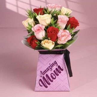 Mix Roses For Amazing Mom