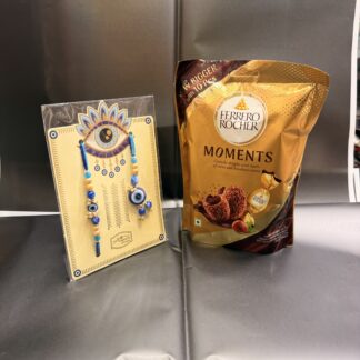 Lumba Rakhi With Ferrero Rocher Moments