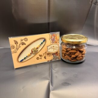 Single Premium Rakhi With Almonds