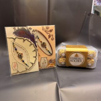 2 Rakhi Set With Ferrero Rocher