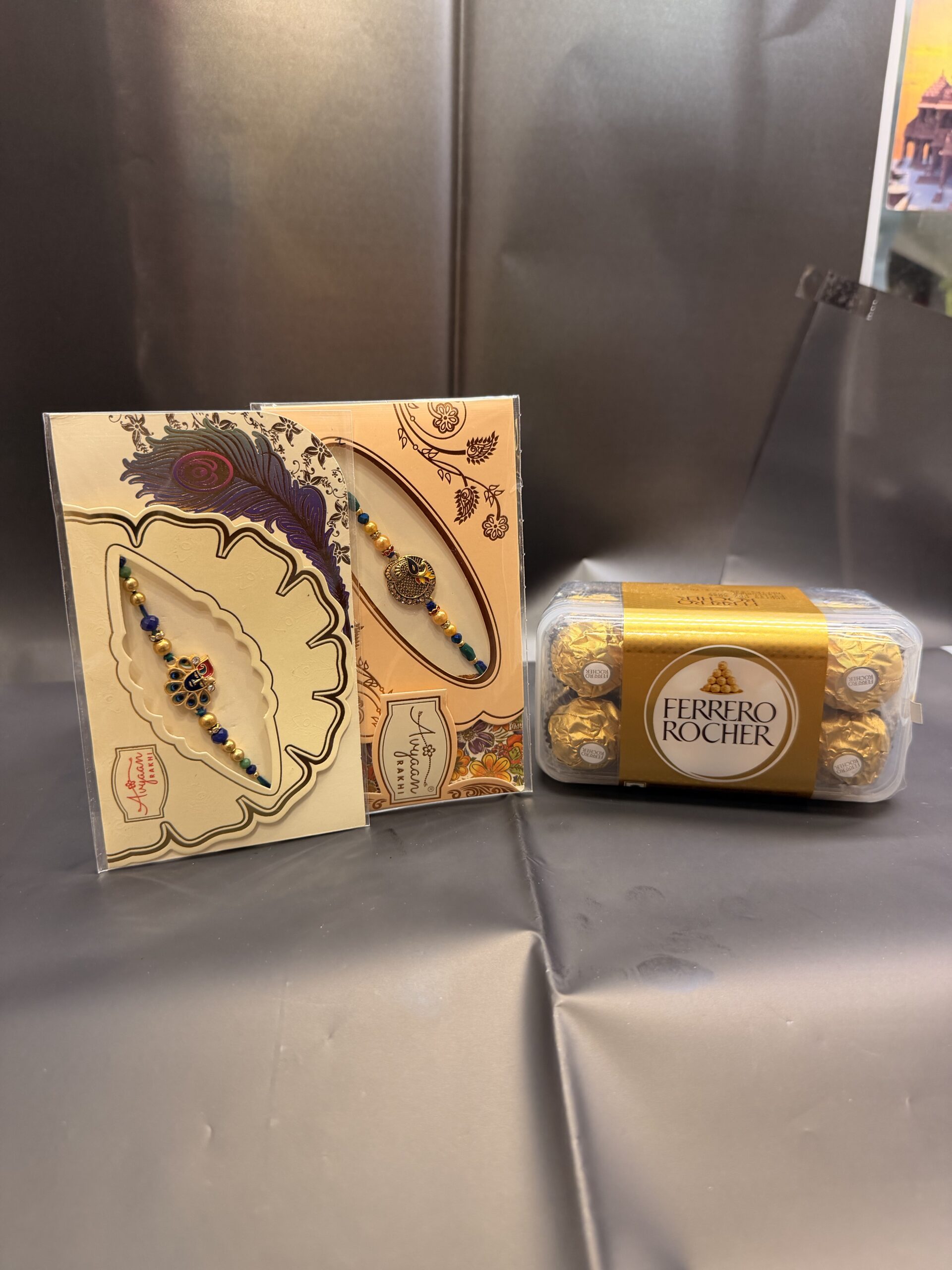 2 Rakhi Set With Ferrero Rocher