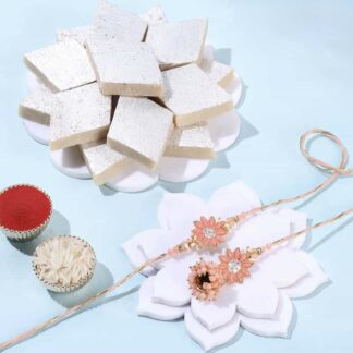 Bhaiya Bhabhi Latkan Rakhi With Kaju Katli