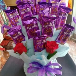 Rose and Silk Chocolate bouquet