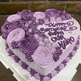 Purple shaded Hearty Cake 1 Kg