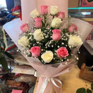White n Pink Combination