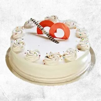 Half Kg Vanilla Cake