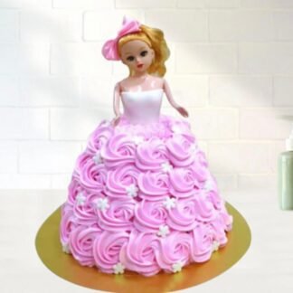 Pinkish Doll Cake