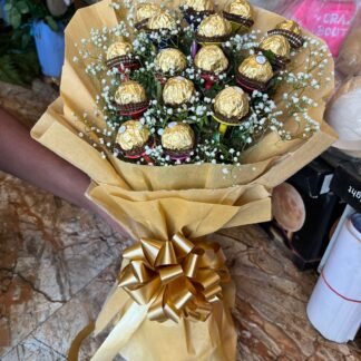 Golden Ferrero Rocher Bouquet