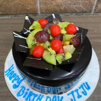 Half kg ChocoFruits Toppings Cake
