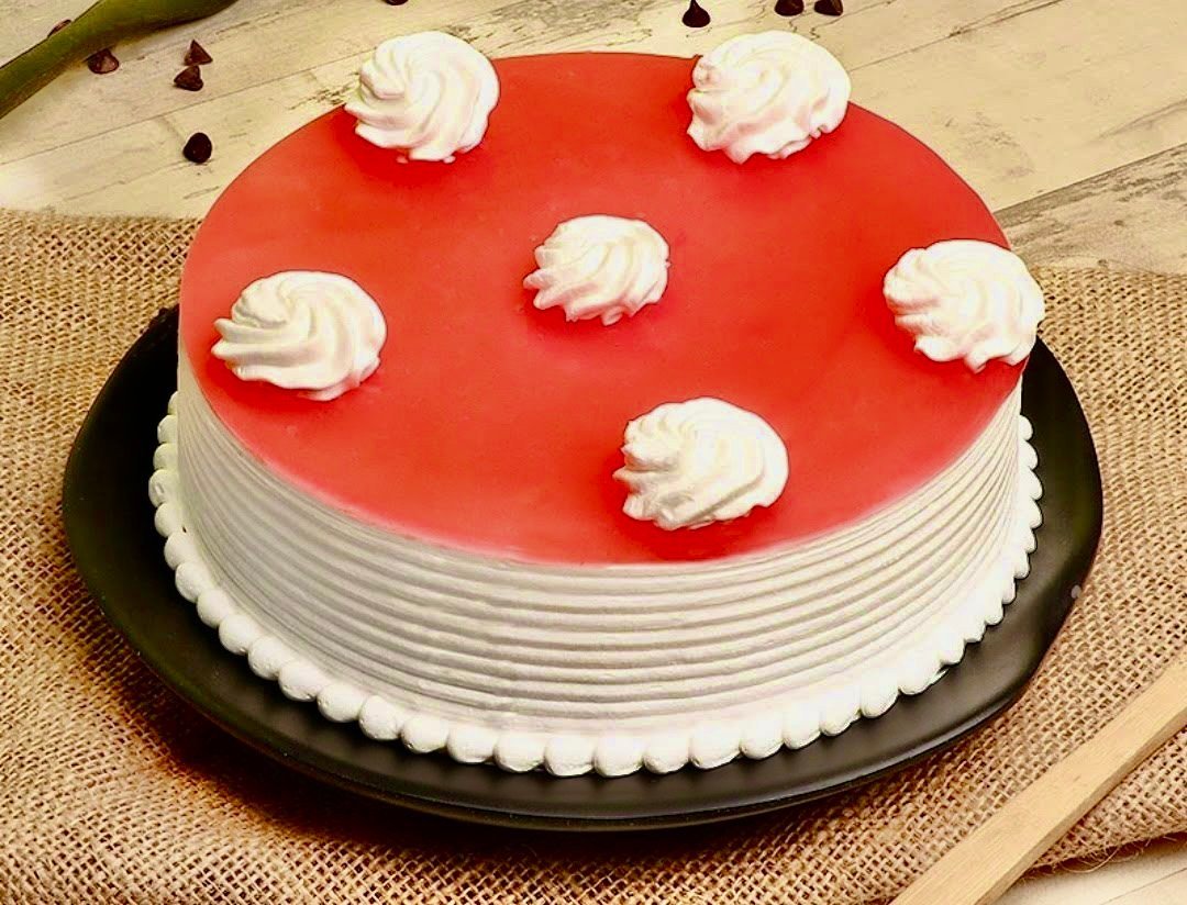 Strawberry Glaze Cake