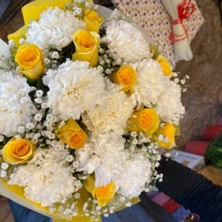 White n Yellow Combo