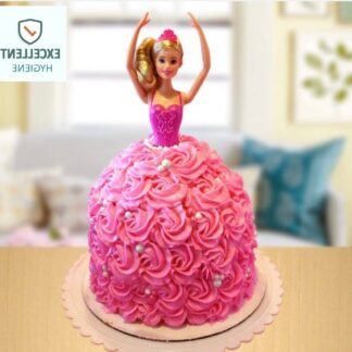 Pink Doll Cake