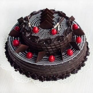 Two Tier Simple Chocolate Truffle