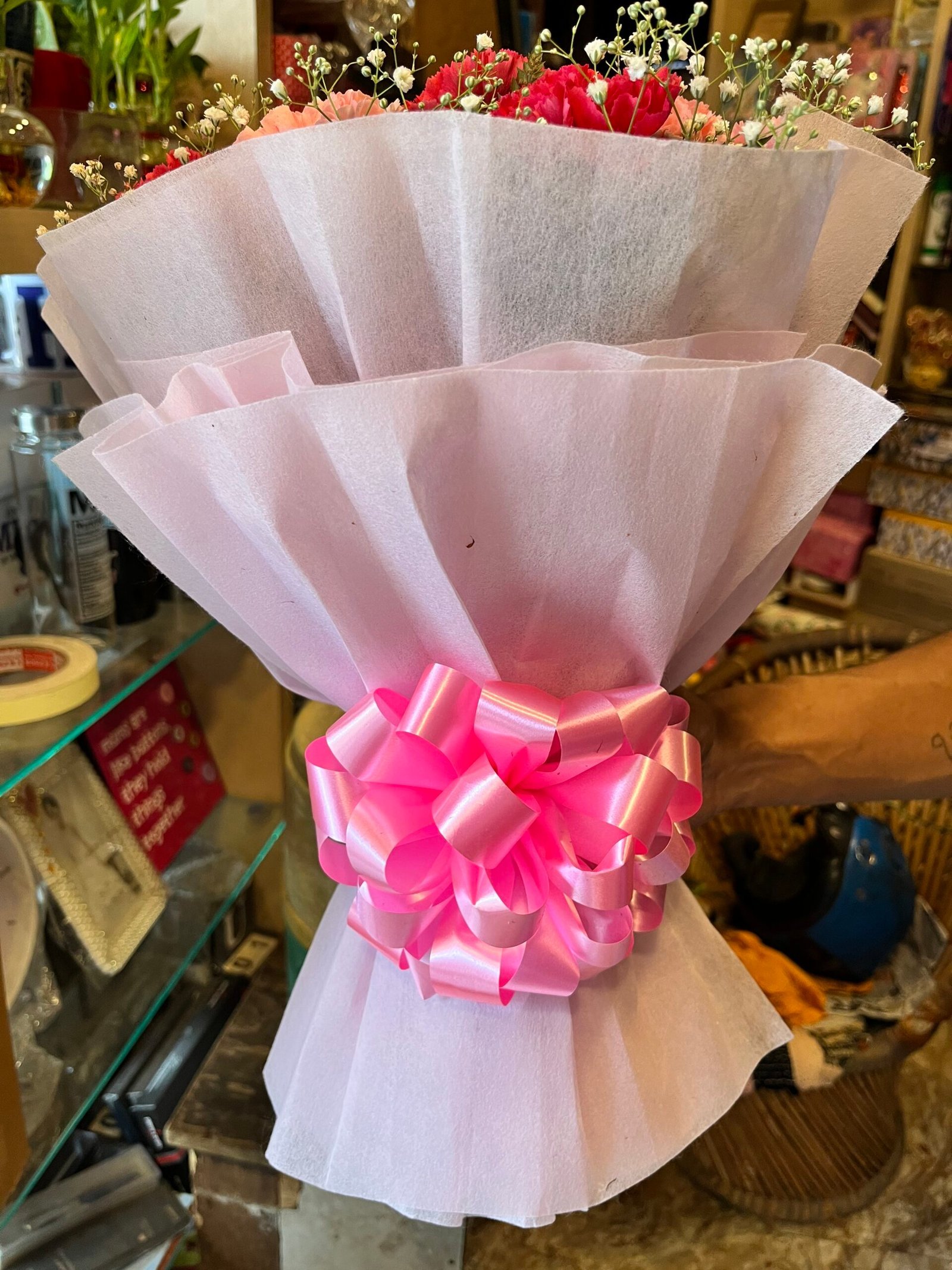 Mix Pink Carnations Bunch - Image 2