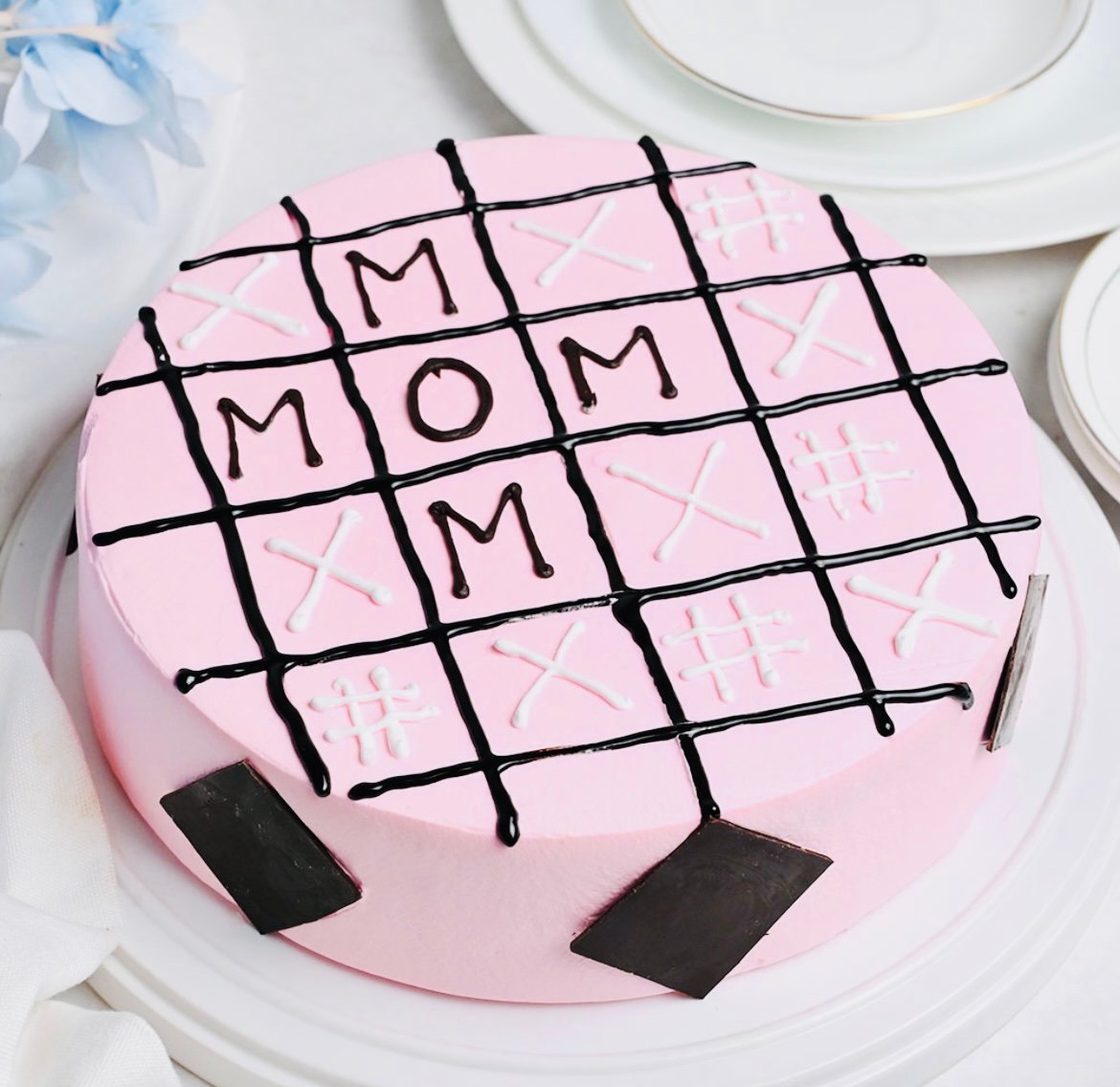 Pink Mom Theme Cake-Half Kg