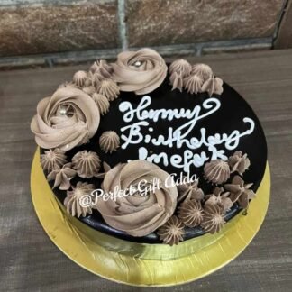 Chocolaty floral Cake