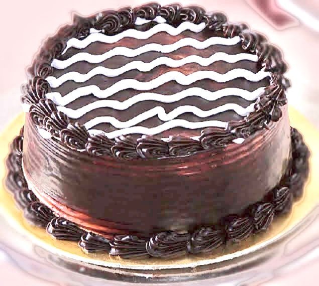 Simple Chocolate Truffle Cake