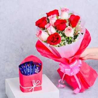 Mix Roses n Dairy Milk Combo