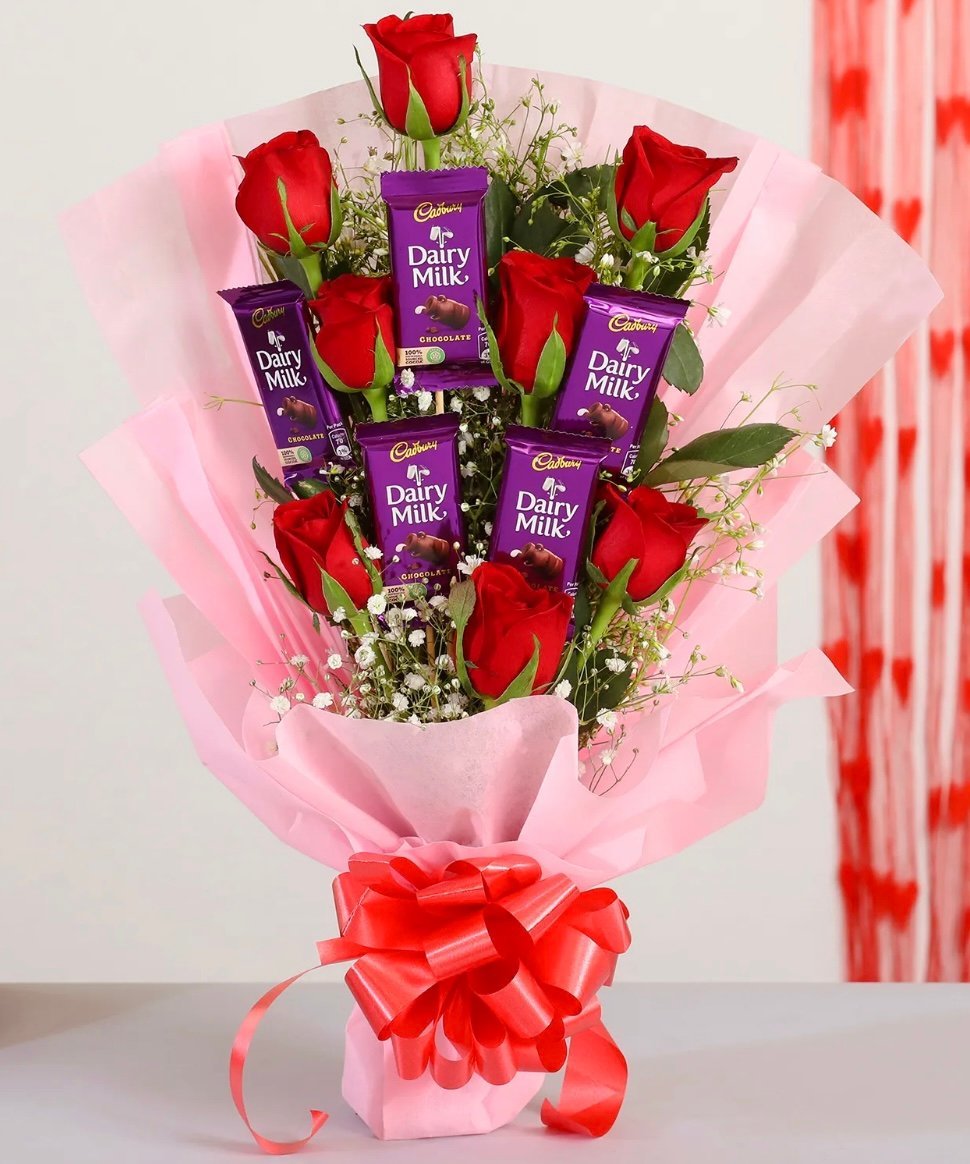 Red Roses n Chocolates Combo