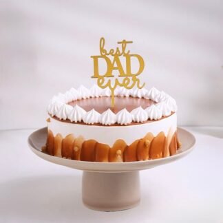 Best Dad Ever Butterscotch Cake-Half Kg
