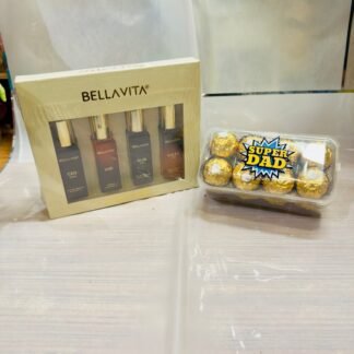 Man Perfume Set With Customize Ferrero Box