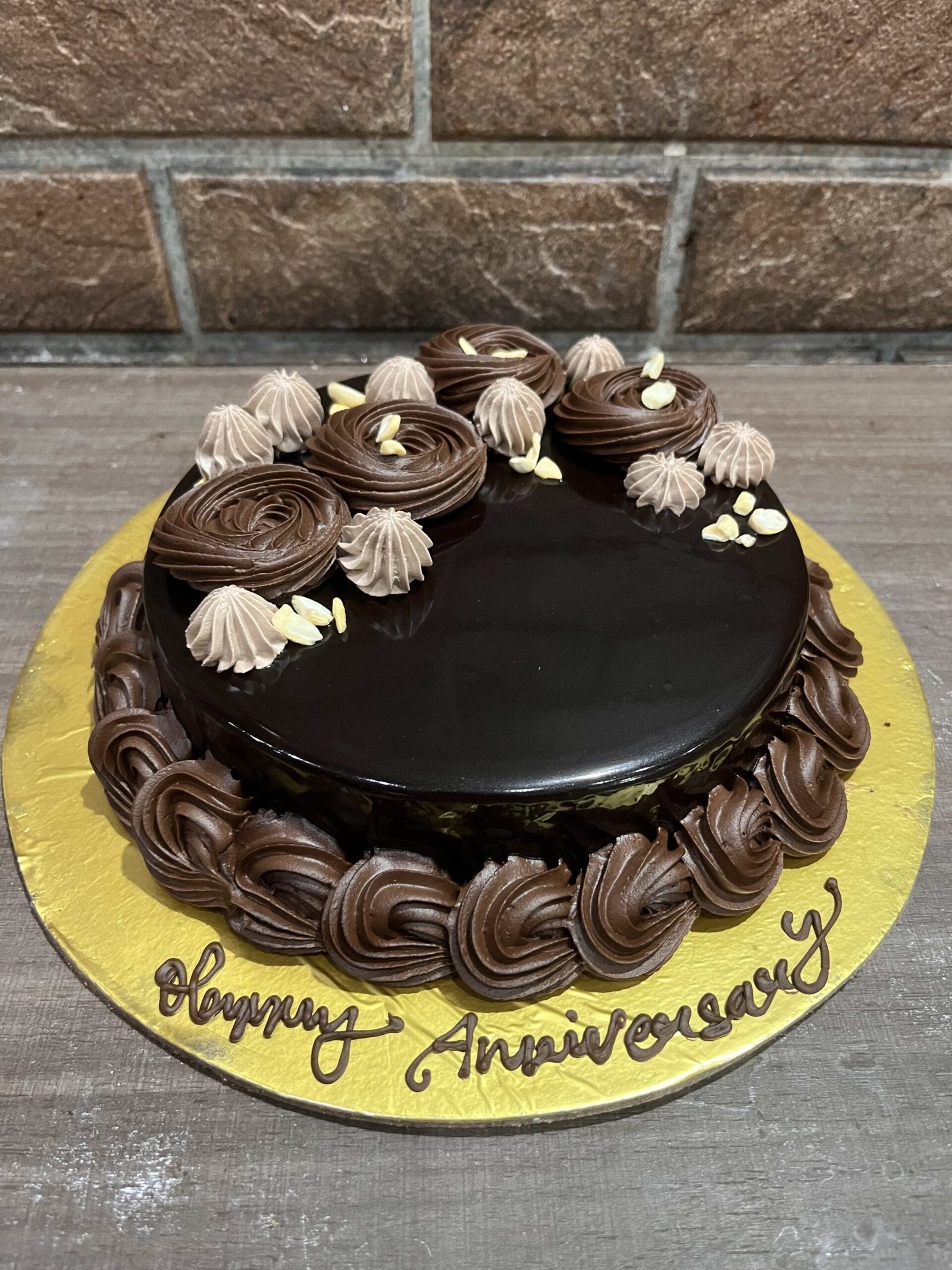 600gms Floral Chocolate Cake