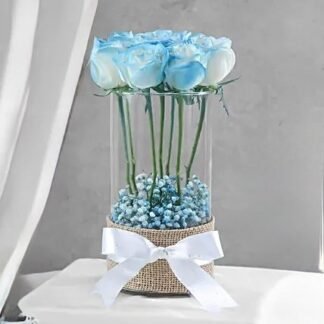 Charm Of Spray Blue Roses
