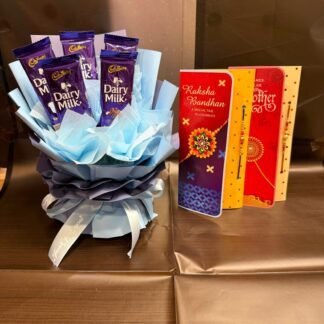 2 Archie's Rakhi & Chocolate Bouquet