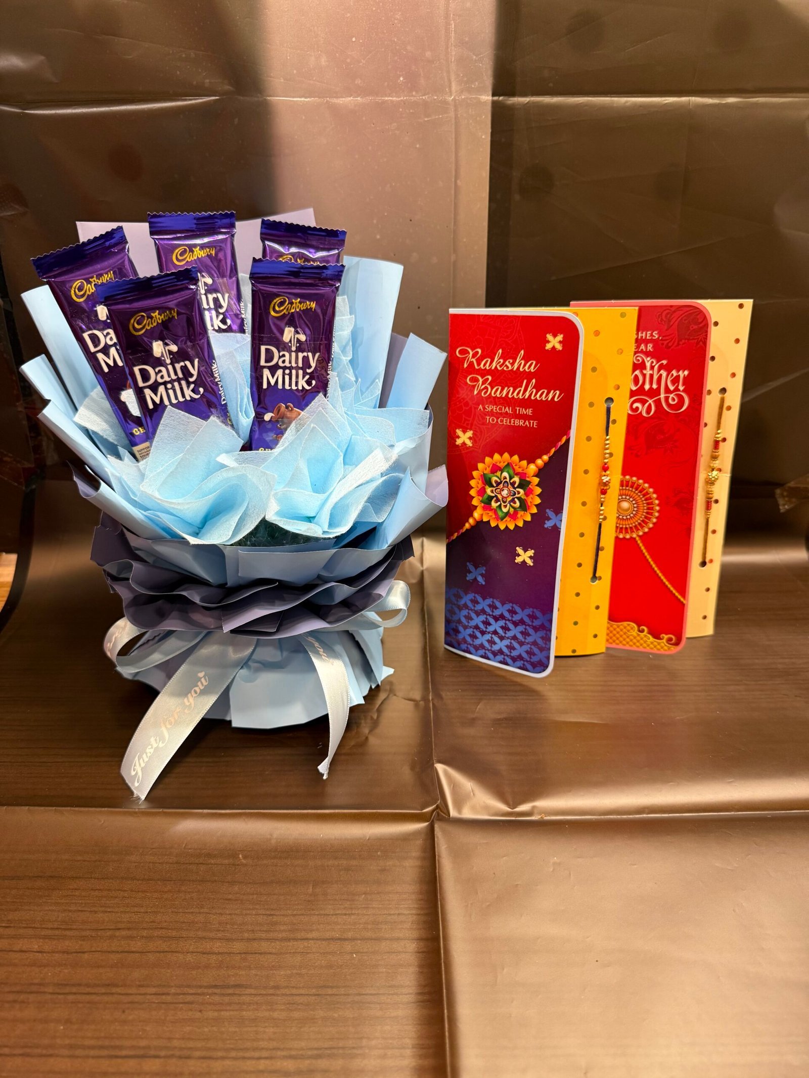 2 Archie's Rakhi & Chocolate Bouquet