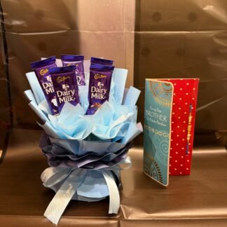 Single Archie's Rakhi With Chocolate Bouquet