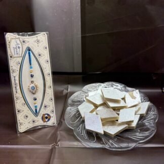 Premium EviL Eye Rakhi With Kaju Katli