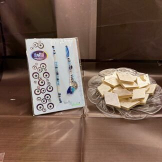 Bhaiya Bhabhi Rakhi Set With Kaju Katli