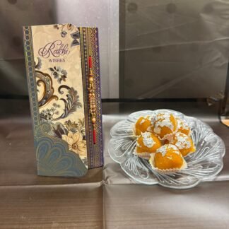 Single Rakhi With Motichoor Ladoo