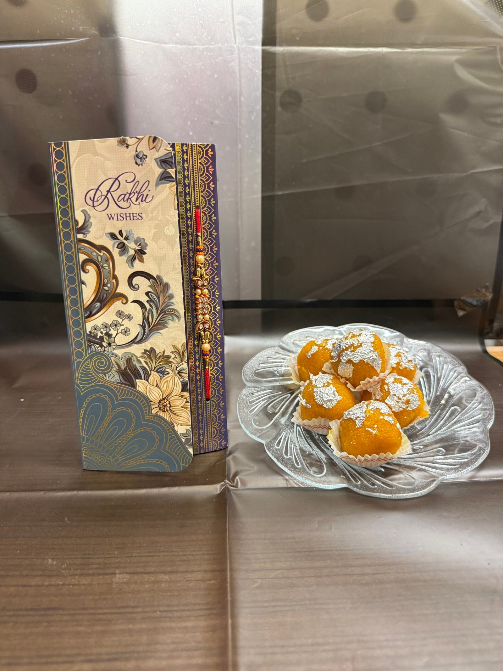 Single Rakhi With Motichoor Ladoo