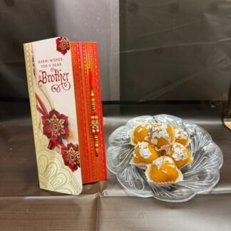 Single Archie's Rakhi With Motichoor Ladoo