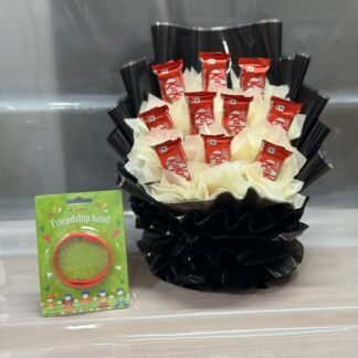 Kitkat Bouquet With Friendship Band