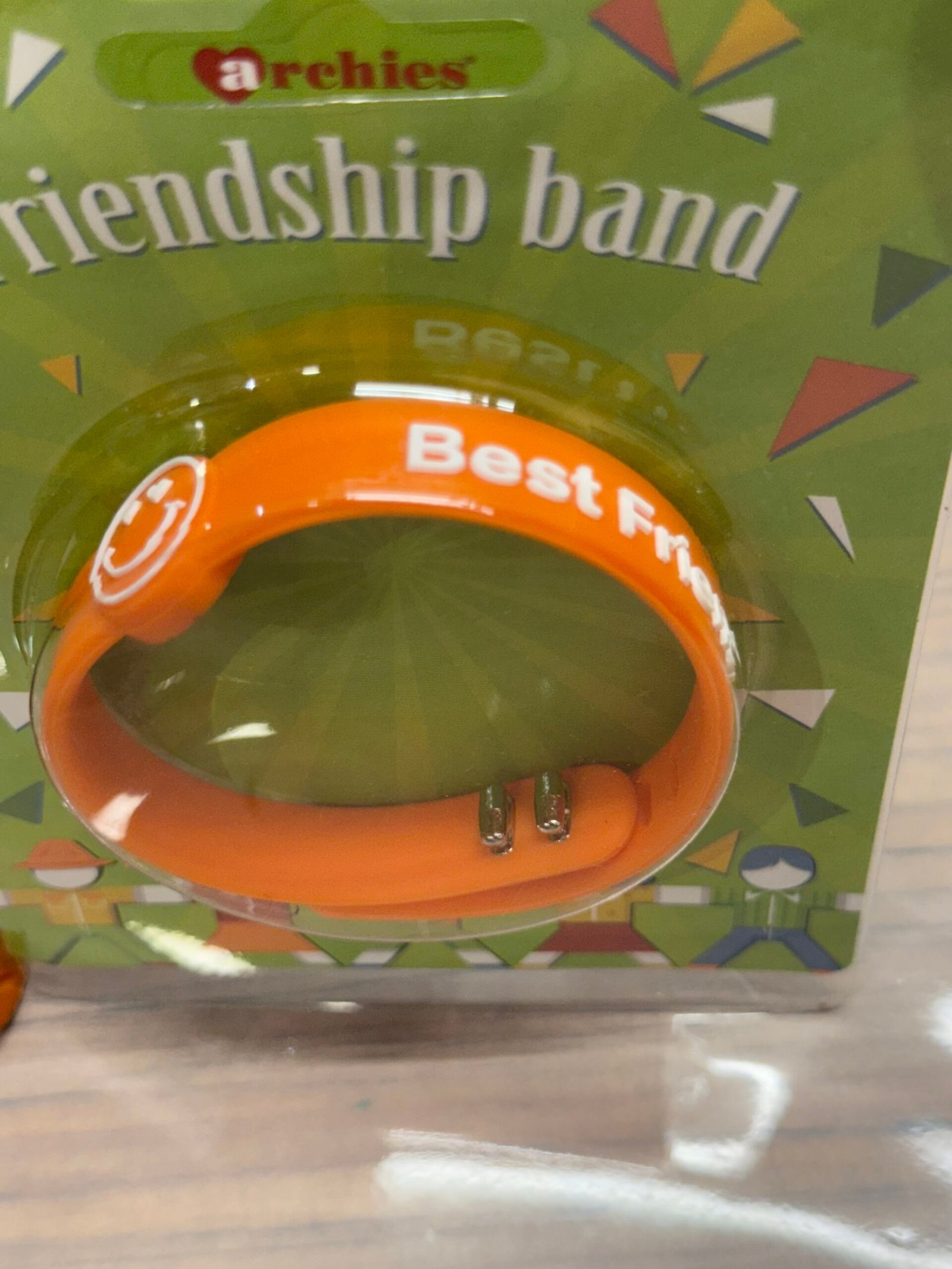 Silk Hazelnut With Orange friendship Band - Image 2