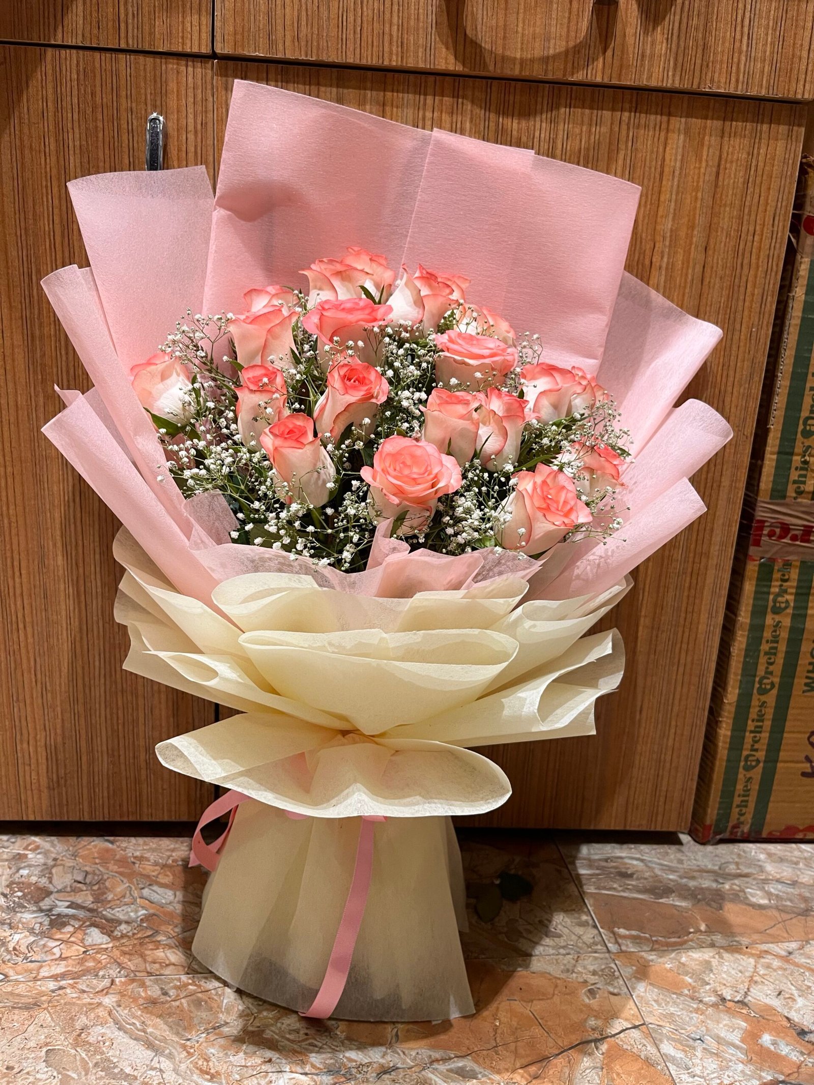 Pink Roses Bouquet