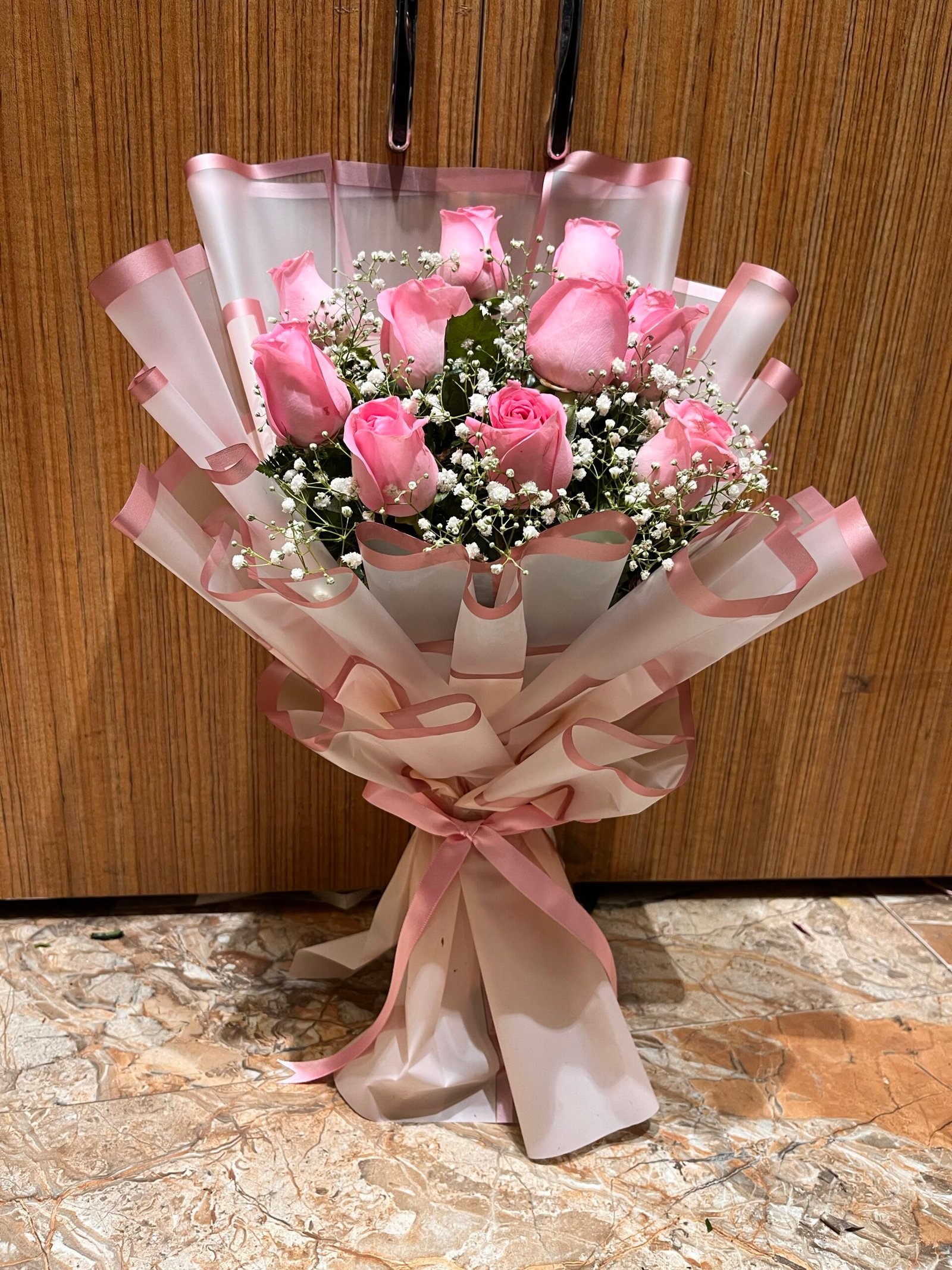 Dashing Pink Roses Bouquet