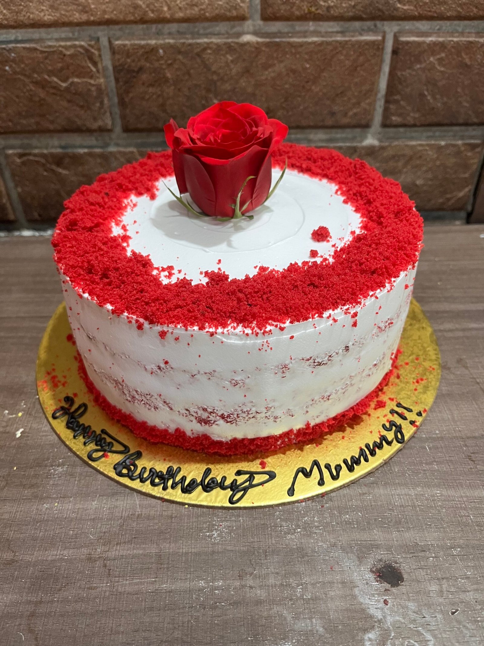 Half Kg-Red Velvet Cake