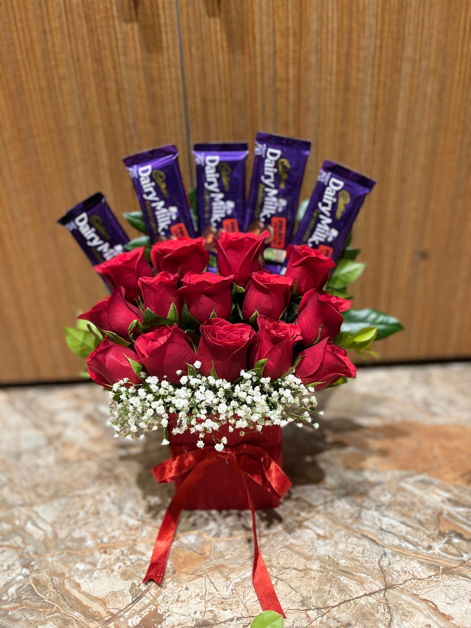 Roses n Chocolates Arrangement-By PGA