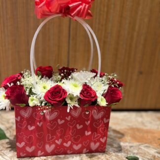 Mix Flower Bag Arrangement